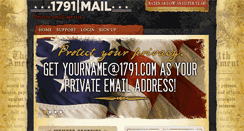 Desktop Screenshot of 1791mail.com
