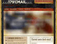 Tablet Screenshot of 1791mail.com
